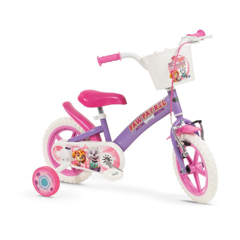 Children's Bike 12&quot; Paw Patrol Purple 1180 Girl TOIMSA