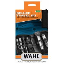 Wahl Travel Kit Deluxe Black, Stainless steel