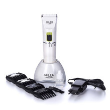 Adler AD 2827 hair trimmers / clipper Black, White 4 Lithium