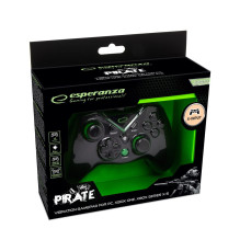 Esperanza EGG114K žaidimų valdiklis Gamepad PC / XBOX ONE / XBOX SERIES X / S USB 2.0 Black