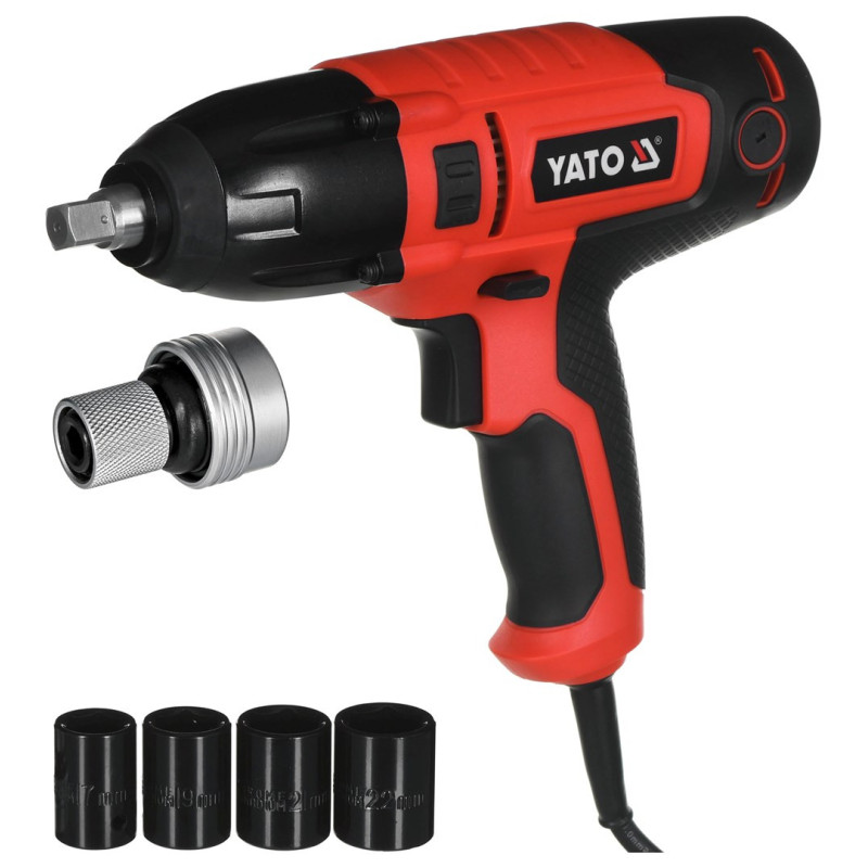 Yato YT-82020 power wrench 1 / 4&quot; 3300 RPM 450 N m Black, Red 450 W