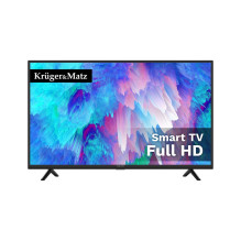 Krüger&amp;Matz KM0240FHD-S6 televizorius, 101,6 cm (40 colių) FHD išmanusis televizorius, juodas