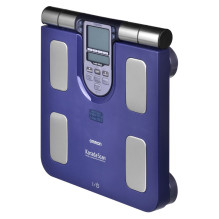 Omron BF511 Square Blue Electronic personal scale