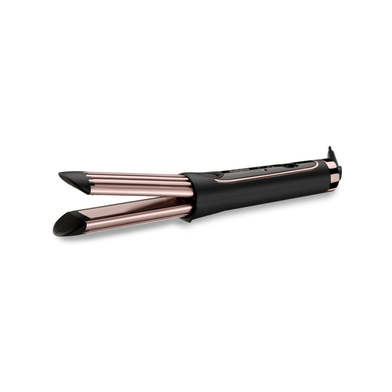 „BaByliss C112E Curl Styler Luxe“ garbanojimo lygintuvas šiltai juodas, rožinis auksas, 32 W, 98,4 colio (2,5 m)