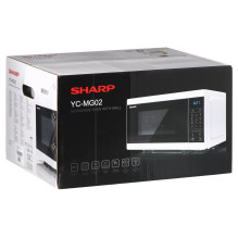 Sharp YC-MG02E-W mikrobangų krosnelė stalviršis 20 L 800 W mėlyna, balta