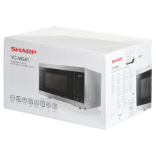 Sharp Buitinė technika YC-MG81E-S mikrobangų krosnelė Stalviršis Grilis mikrobangų krosnelė 28 L 900 W Juoda, pilka