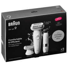 Braun Silk-épil 9 9-341 epiliatorius 40 pincetų Balta