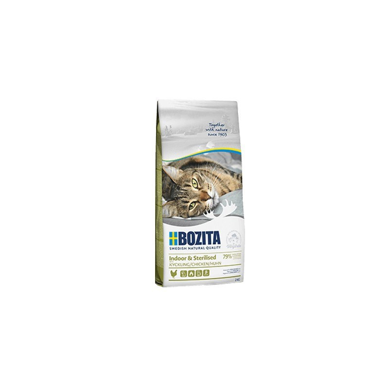 Bozita - Indoor &amp; Sterilised Chicken - dry food for sterilised cats - 2kg