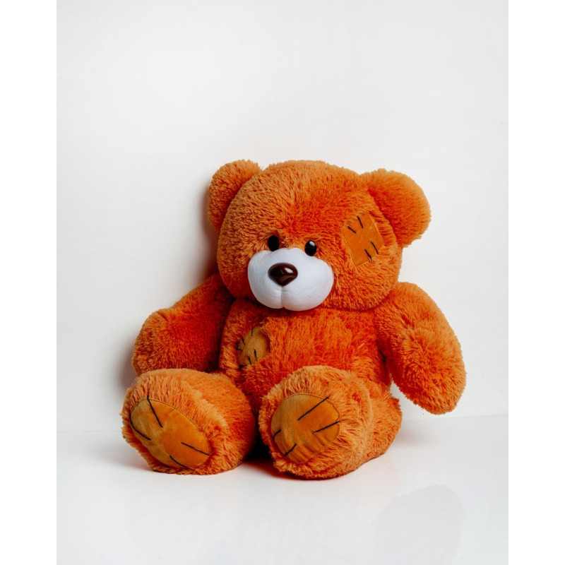 TEDDY bear 60 cm red