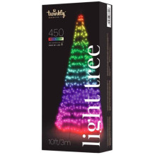 KALĖDŲ EGLĖS APŠVIETIMAS 450 LED RGB+W BT WIFI 3M