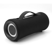 Gembird SPK-BT-LED-04 nešiojamas belaidis boombox Bluetooth garsiakalbis, LED, juodas