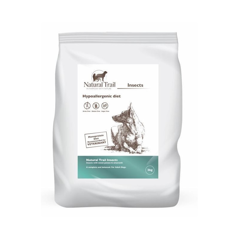 NATURAL TRAIL Premium Insects - sausas šunų maistas - 2kg