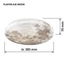 Activejet LED ceiling ceiling AJE-MOON 24W