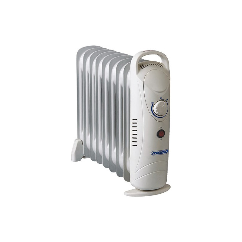 Mesko Home MS7805 Indoor White 1000 W Oil electric space heater