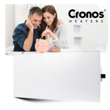 Cronos Synthelith Pro CRP-300TWP 300W baltas infraraudonųjų spindulių šildytuvas su WiFi ir nuotolinio valdymo pultu