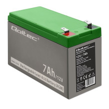 Qoltec 53030 AGM battery , 12V , 7Ah