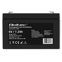 Qoltec 53072 AGM baterija, 6V, 7,2 Ah