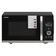 Sharp YC-QS254AE-B microwave Countertop Solo microwave 25 L 900 W Black, Stainless steel