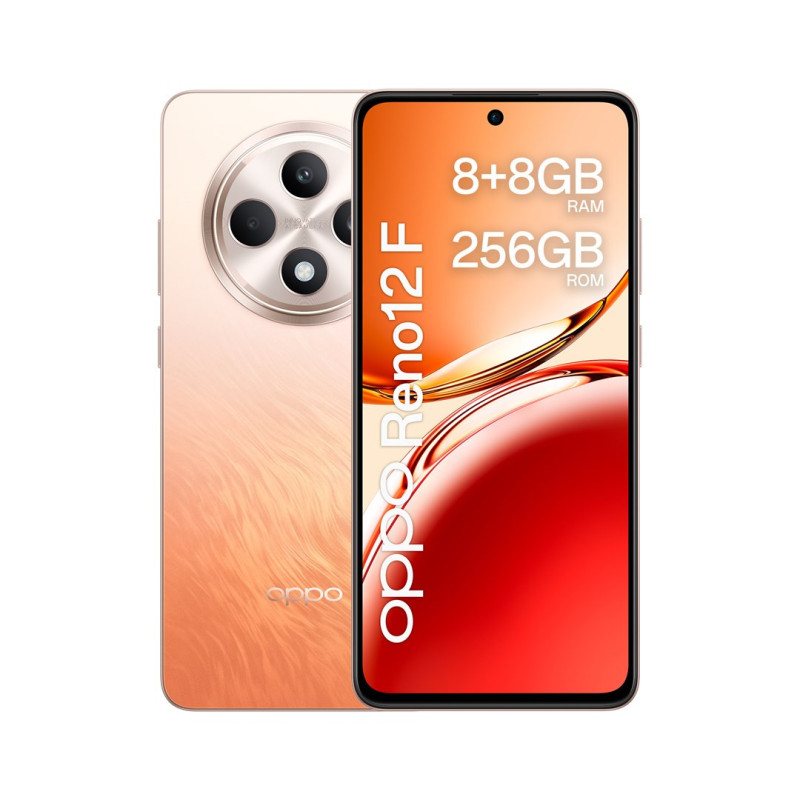 OPPO Reno12 F 4G 16.9 cm (6.67&quot;) Dual SIM Android 14 USB Type-C 8 GB 256 GB 5000 mAh Orange