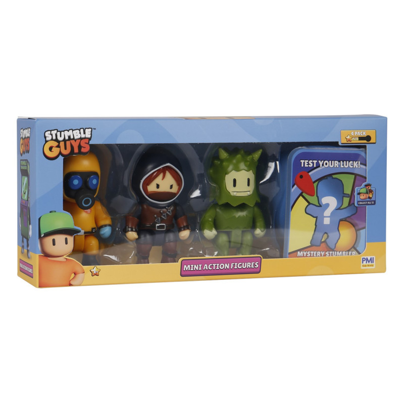 STUMBLE GUYS S2 MINI ACTION FIGURES - 4 PACK VER.A