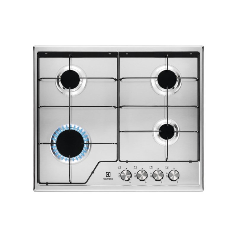 Electrolux KGS6424BX Nerūdijantis plienas Įmontuotas 60 cm Dujos 4 zona(s)