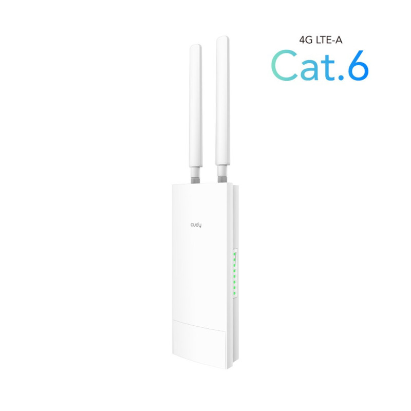 Cudy LT700 belaidis maršruto parinktuvas Gigabit Ethernet Dviejų dažnių (2,4 GHz / 5 GHz) 4G baltas