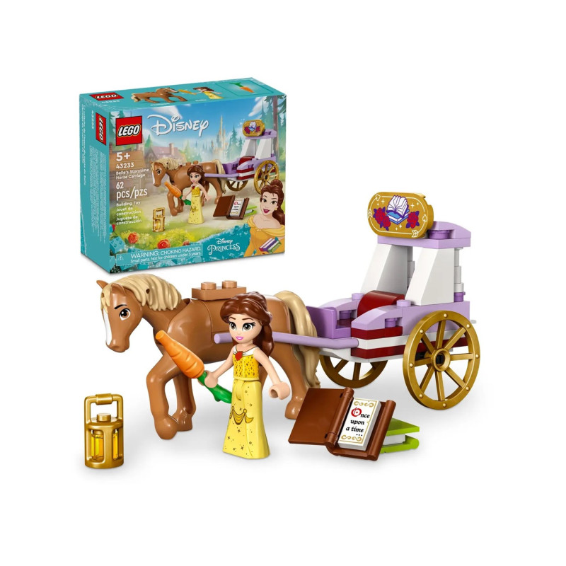 LEGO DISNEY 43233 BELLE'S STORYTIME HORSE CARRIAGE