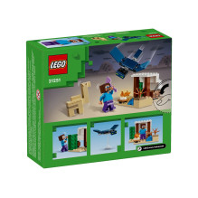 LEGO MINECRAFT 21251 STEVE DYKUMŲ EKSPEDICIJA