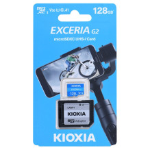 Kioxia EXCERIA G2 128 GB MicroSDHC UHS-III 10 klasė