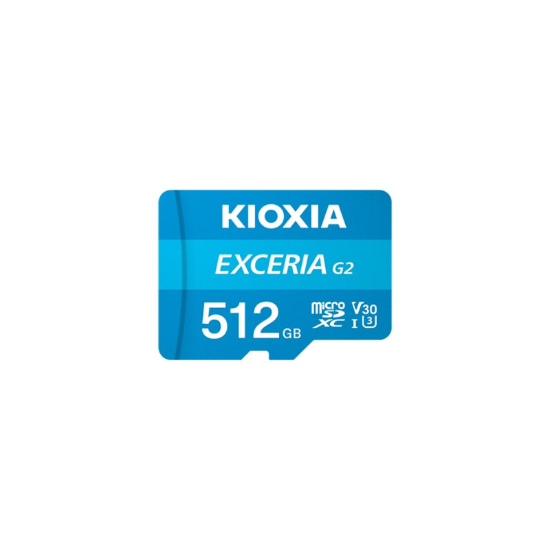 Kioxia LMEX2L512GG2 atminties kortelė 512 GB MicroSDHC UHS-III Class 10