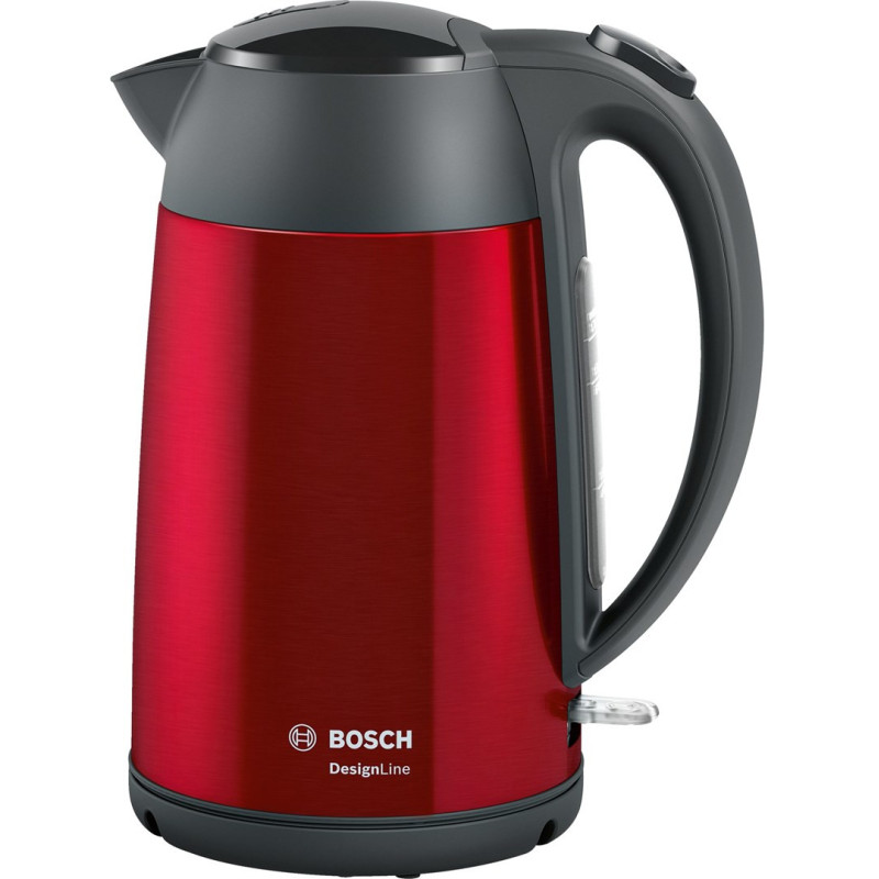 Bosch TWK3P424 electric kettle 1.7 L 2400 W Grey, Red