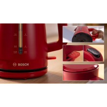 Bosch TWK3M124 electric kettle 1.7 L 2400 W Red