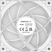 DeepCool FC120 WHITE 3 viename ventiliatoriusDeepCool FC120 WHITE 3 viename ventiliatorius