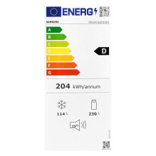 Samsung RB34C600DSA fridge-freezer D Silver