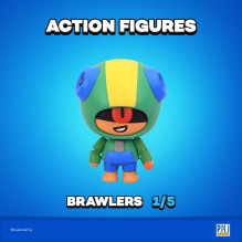 BRAWL STARS S1 VEIKSMŲ FIGŪRĖS 11cm - LEONAS