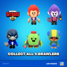 BRAWL STARS S1 VEIKSMŲ FIGŪRĖS 11cm - LEONAS