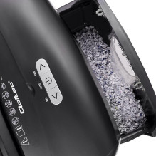 Qoltec 50326 paper shredder Micro-cut shredding 62 dB 22 cm Black