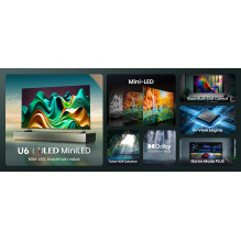 Hisense 65U6NQ TV 165.1 cm (65&quot;) 4K Ultra HD Smart TV Wi-Fi Grey 600 cd / m²