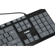 iBOX Eris USB Keyboard, Gray / Black