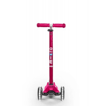 Micro Mobility Maxi Micro Deluxe LED Kids Three wheel scooter Pink