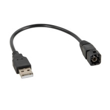 VW USB adapteris įvairių modelių, LVDS juodas USB-A