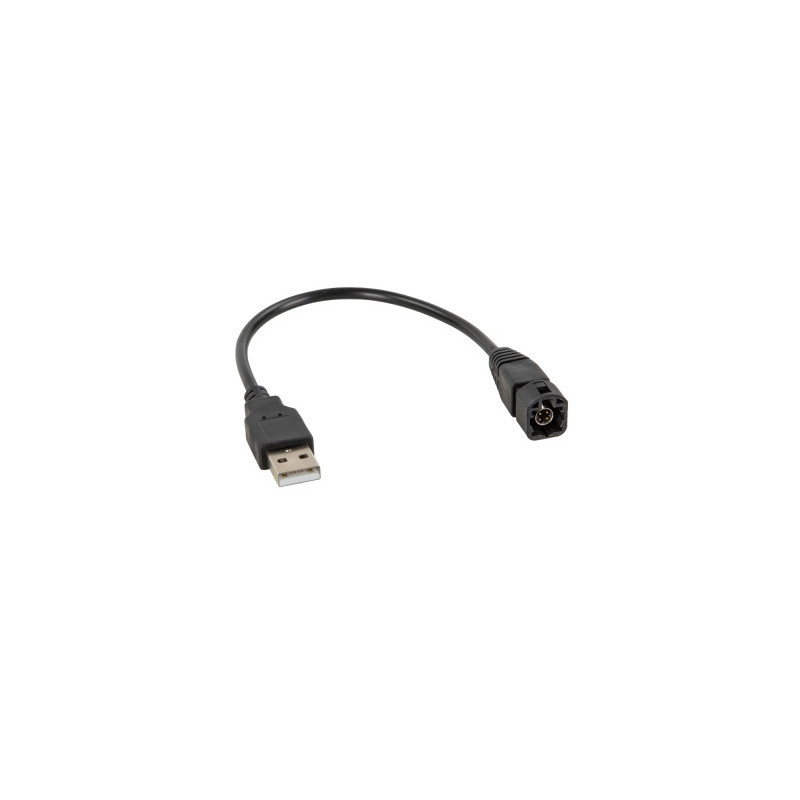 VW USB adapteris įvairių modelių, LVDS juodas USB-A