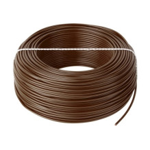 Cable h05v-k (lgy 500v) 1x1 mm brown