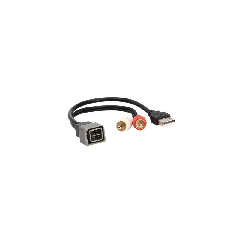 Aux / usb adapterio keitimas nissan cube, nv, versa, juke