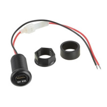 Automobilinis pakrovėjas usb lizdas 12v- 5v / 2.1 a