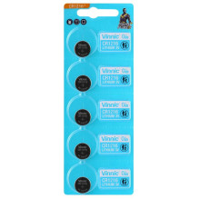 Vinnic CR1216 batteries 5 pcs.