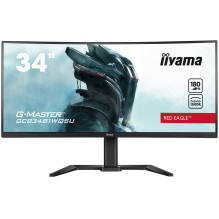 iiyama G-MASTER GCB3481WQSU-B1 computer monitor 86.4 cm (34&quot;) 3440 x 1440 pixels UltraWide Quad HD LCD Black