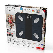 Electronic bathroom scale Adler AD 8186 Black