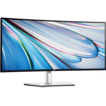 LCD Monitor, DELL, U3425WE, 34&quot;, Curved / 21 : 9, Panel IPS, 3440x1440, 21:9, 120 Hz, Matte, 8 ms, Speakers, Swivel