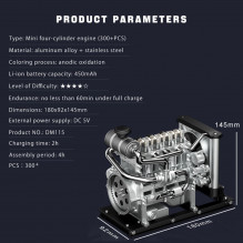 Teching Mini 4 cilindrų dyzelinis variklio modelis